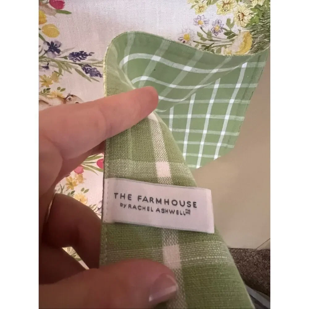The Farmhouse By Rachel Ashwell Easter Bunny Chicks Table Runner 16” X 90” Rever
